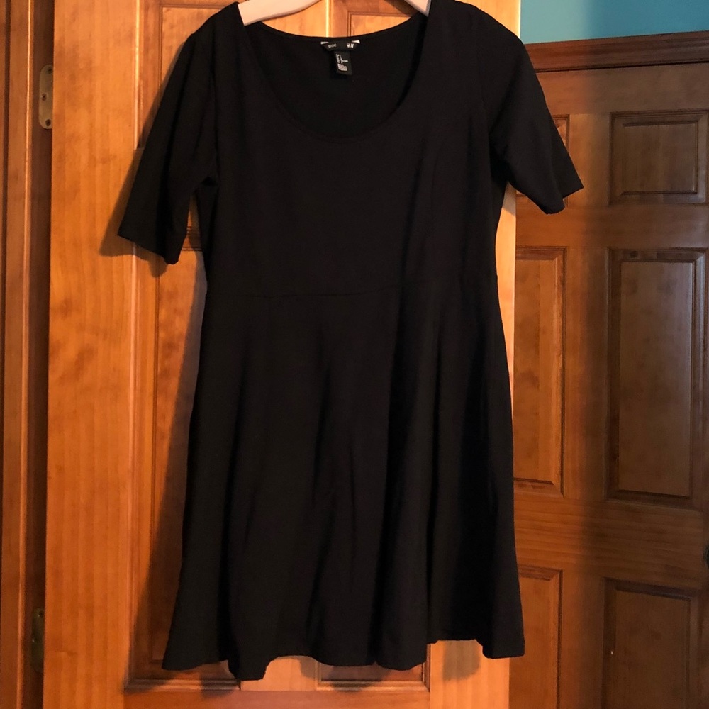 H&M Black Skater Dress